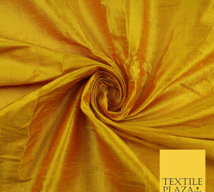 45 COLOURS Luxury 100% PURE Plain Dupion SLUB Textured Raw Silk Handloom Fabric