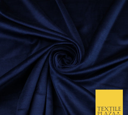NAVY BLUE Soft Velvet Velour Fabric Stretch Material 72" SUPER WIDE 9406