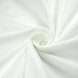 White Jacquard Tablecloth Fabric Table Cover Dining Napkins PER METRE - 60" Wide