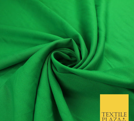 14 COLS Luxury Soft Plain Non-Stretch Spun Rayon Viscose Fabric Dress Drapes 45"