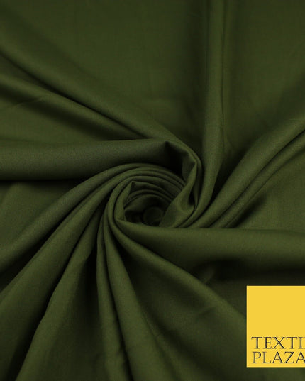 14 COLS Luxury Soft Plain Non-Stretch Spun Rayon Viscose Fabric Dress Drapes 45"