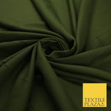 14 COLS Luxury Soft Plain Non-Stretch Spun Rayon Viscose Fabric Dress Drapes 45"