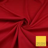 14 COLS Luxury Soft Plain Non-Stretch Spun Rayon Viscose Fabric Dress Drapes 45"