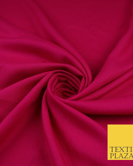 14 COLS Luxury Soft Plain Non-Stretch Spun Rayon Viscose Fabric Dress Drapes 45"