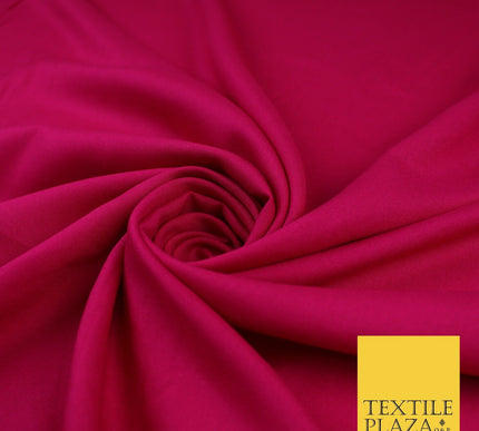 14 COLS Luxury Soft Plain Non-Stretch Spun Rayon Viscose Fabric Dress Drapes 45"