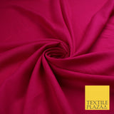 14 COLS Luxury Soft Plain Non-Stretch Spun Rayon Viscose Fabric Dress Drapes 45"