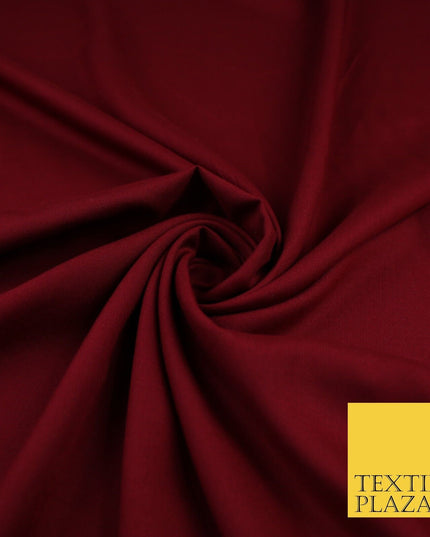 14 COLS Luxury Soft Plain Non-Stretch Spun Rayon Viscose Fabric Dress Drapes 45"