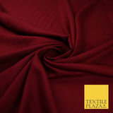 14 COLS Luxury Soft Plain Non-Stretch Spun Rayon Viscose Fabric Dress Drapes 45"