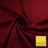14 COLS Luxury Soft Plain Non-Stretch Spun Rayon Viscose Fabric Dress Drapes 45"