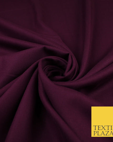 14 COLS Luxury Soft Plain Non-Stretch Spun Rayon Viscose Fabric Dress Drapes 45"