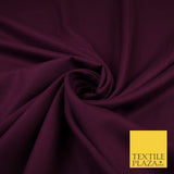 14 COLS Luxury Soft Plain Non-Stretch Spun Rayon Viscose Fabric Dress Drapes 45"