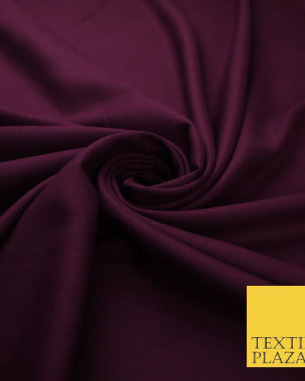 14 COLS Luxury Soft Plain Non-Stretch Spun Rayon Viscose Fabric Dress Drapes 45"