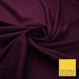 14 COLS Luxury Soft Plain Non-Stretch Spun Rayon Viscose Fabric Dress Drapes 45"