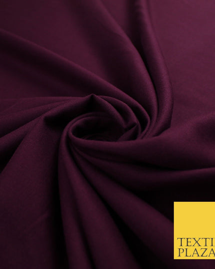 14 COLS Luxury Soft Plain Non-Stretch Spun Rayon Viscose Fabric Dress Drapes 45"