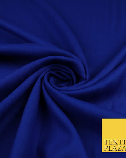 14 COLS Luxury Soft Plain Non-Stretch Spun Rayon Viscose Fabric Dress Drapes 45"