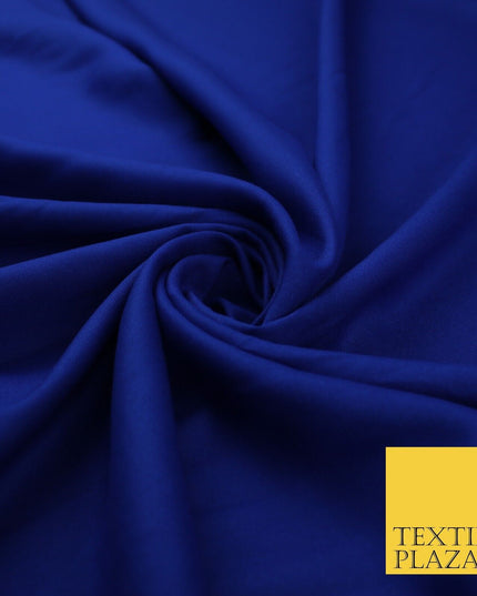 14 COLS Luxury Soft Plain Non-Stretch Spun Rayon Viscose Fabric Dress Drapes 45"