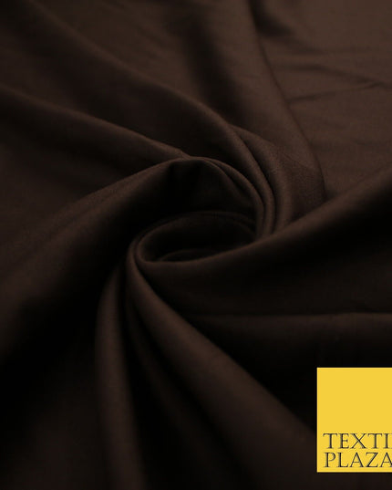 14 COLS Luxury Soft Plain Non-Stretch Spun Rayon Viscose Fabric Dress Drapes 45"
