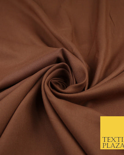 14 COLS Luxury Soft Plain Non-Stretch Spun Rayon Viscose Fabric Dress Drapes 45"