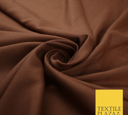 14 COLS Luxury Soft Plain Non-Stretch Spun Rayon Viscose Fabric Dress Drapes 45"