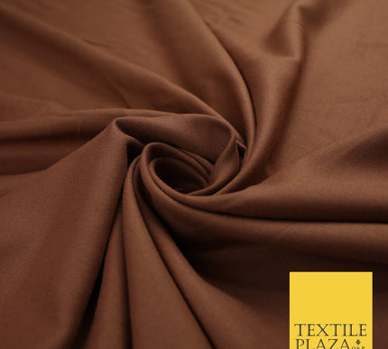 14 COLS Luxury Soft Plain Non-Stretch Spun Rayon Viscose Fabric Dress Drapes 45"