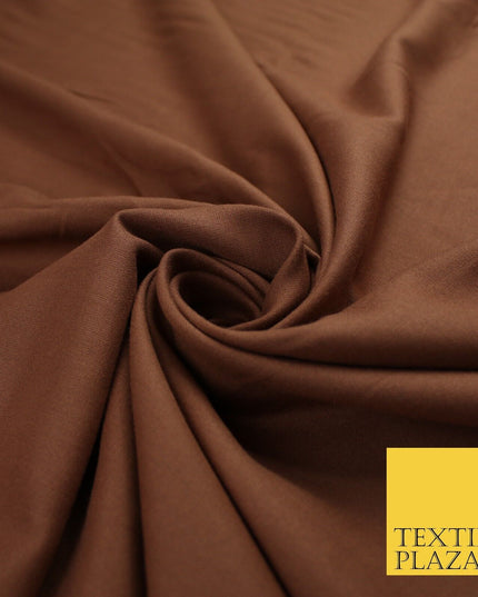 14 COLS Luxury Soft Plain Non-Stretch Spun Rayon Viscose Fabric Dress Drapes 45"
