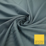 14 COLS Luxury Soft Plain Non-Stretch Spun Rayon Viscose Fabric Dress Drapes 45"