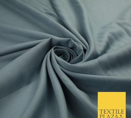 14 COLS Luxury Soft Plain Non-Stretch Spun Rayon Viscose Fabric Dress Drapes 45"
