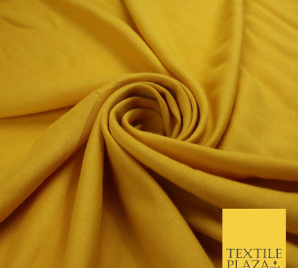 14 COLS Luxury Soft Plain Non-Stretch Spun Rayon Viscose Fabric Dress Drapes 45"