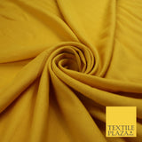 14 COLS Luxury Soft Plain Non-Stretch Spun Rayon Viscose Fabric Dress Drapes 45"