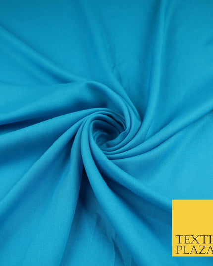 14 COLS Luxury Soft Plain Non-Stretch Spun Rayon Viscose Fabric Dress Drapes 45"