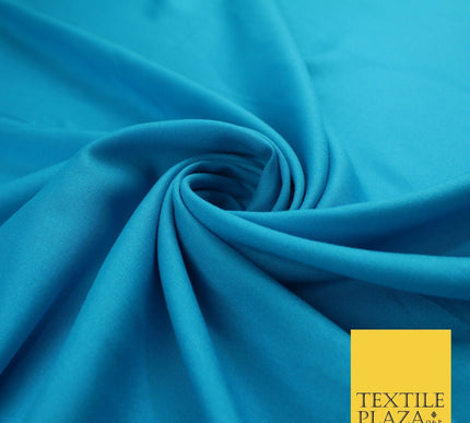 14 COLS Luxury Soft Plain Non-Stretch Spun Rayon Viscose Fabric Dress Drapes 45"
