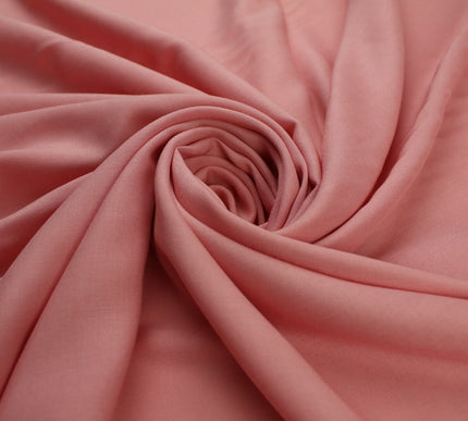 42 COLS Luxury Soft Plain Non-Stretch Spun Rayon Viscose Fabric Dress Drapes 52"