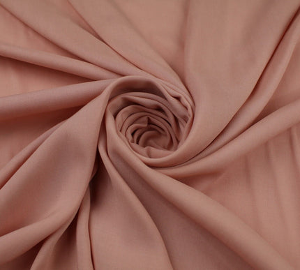 42 COLS Luxury Soft Plain Non-Stretch Spun Rayon Viscose Fabric Dress Drapes 52"