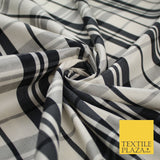 Beige Black Dupion Faux Raw Silk Check Tartan Fabric Material 58" Craft 9638