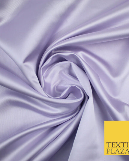 28 COLOURS Luxury Plain Smooth Dull Matt Duchess Bridal Satin Fabric Dress 58"