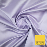 28 COLOURS Luxury Plain Smooth Dull Matt Duchess Bridal Satin Fabric Dress 58"