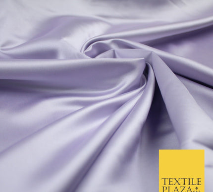 28 COLOURS Luxury Plain Smooth Dull Matt Duchess Bridal Satin Fabric Dress 58"