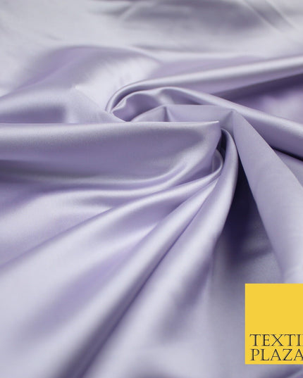 28 COLOURS Luxury Plain Smooth Dull Matt Duchess Bridal Satin Fabric Dress 58"