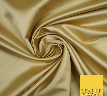 28 COLOURS Luxury Plain Smooth Dull Matt Duchess Bridal Satin Fabric Dress 58"