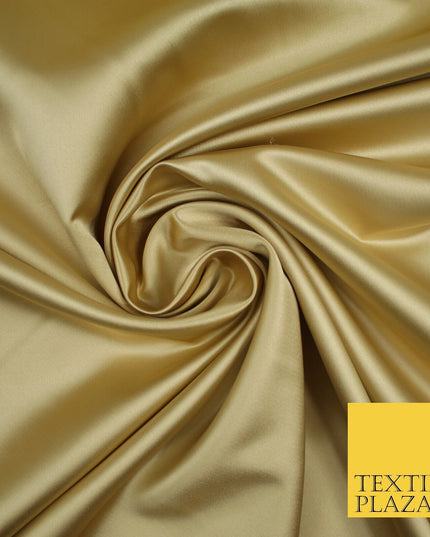 28 COLOURS Luxury Plain Smooth Dull Matt Duchess Bridal Satin Fabric Dress 58"