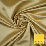 28 COLOURS Luxury Plain Smooth Dull Matt Duchess Bridal Satin Fabric Dress 58"