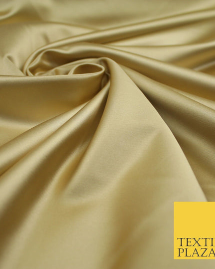 28 COLOURS Luxury Plain Smooth Dull Matt Duchess Bridal Satin Fabric Dress 58"