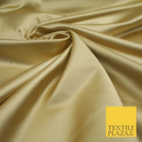 28 COLOURS Luxury Plain Smooth Dull Matt Duchess Bridal Satin Fabric Dress 58"