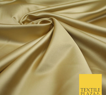 28 COLOURS Luxury Plain Smooth Dull Matt Duchess Bridal Satin Fabric Dress 58"