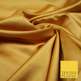 28 COLOURS Luxury Plain Smooth Dull Matt Duchess Bridal Satin Fabric Dress 58"