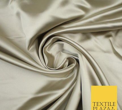 28 COLOURS Luxury Plain Smooth Dull Matt Duchess Bridal Satin Fabric Dress 58"