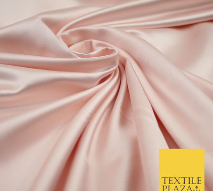 28 COLOURS Luxury Plain Smooth Dull Matt Duchess Bridal Satin Fabric Dress 58"