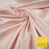 28 COLOURS Luxury Plain Smooth Dull Matt Duchess Bridal Satin Fabric Dress 58"