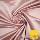 28 COLOURS Luxury Plain Smooth Dull Matt Duchess Bridal Satin Fabric Dress 58"