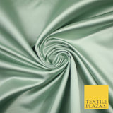 28 COLOURS Luxury Plain Smooth Dull Matt Duchess Bridal Satin Fabric Dress 58"